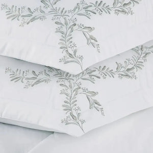 Jogo de Colcha King Pistacia 3 Pçs 300 Fios 100% Algodão Egípcio Trussardi