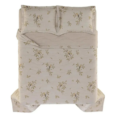 Jogo de Colcha Casal Pittori 3 Pçs 300 Fios Cetim 100% Algodão Egípcio Trussardi