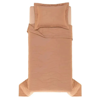 Jogo de Colcha Solteiro Novara 2 Pçs 300 Fios 100% Algodão Egípcio Solare Trussardi