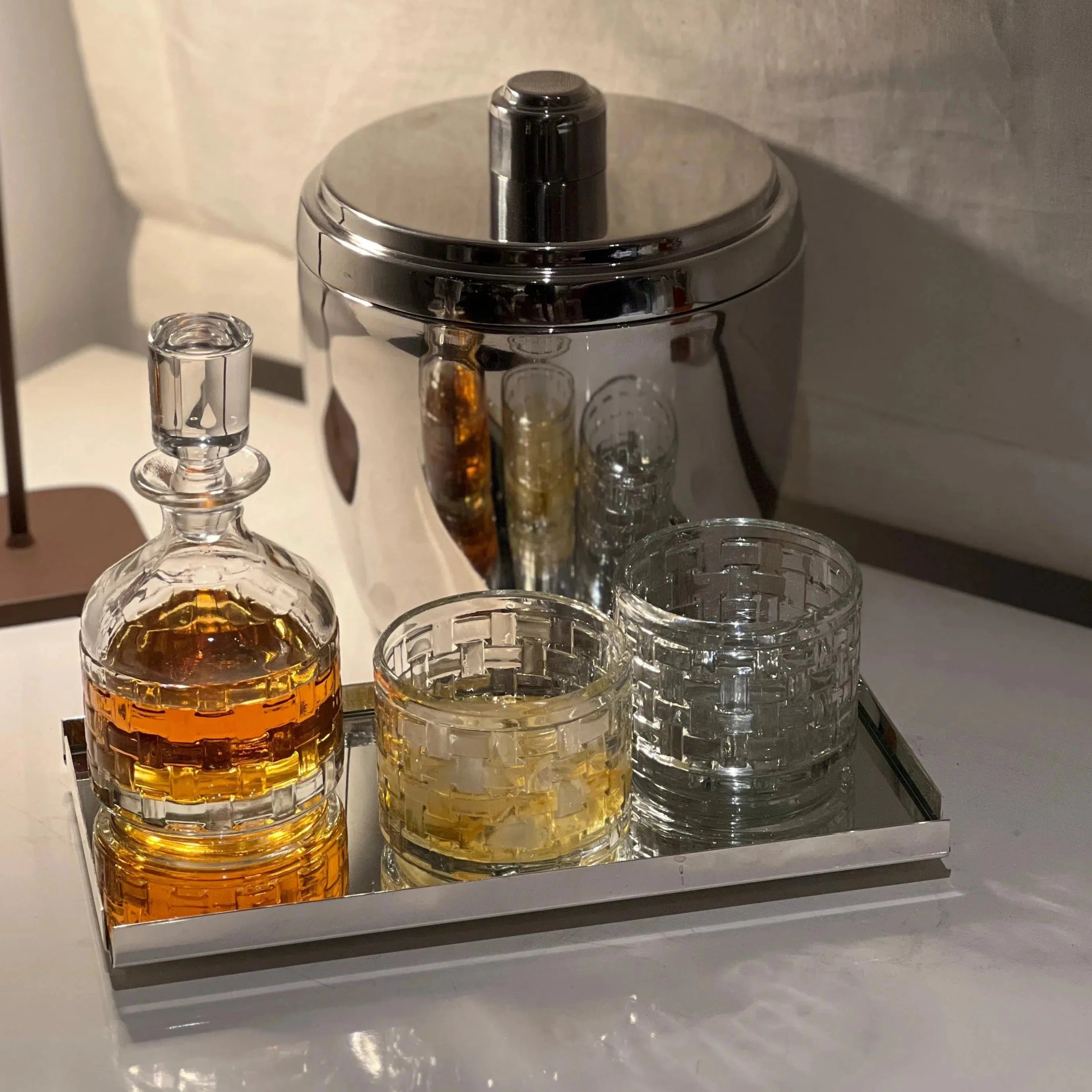 3 セットwhisky Jogo Whisky Vidro Empilhável 3 Pcs Elegante - Fracalanza – Let's