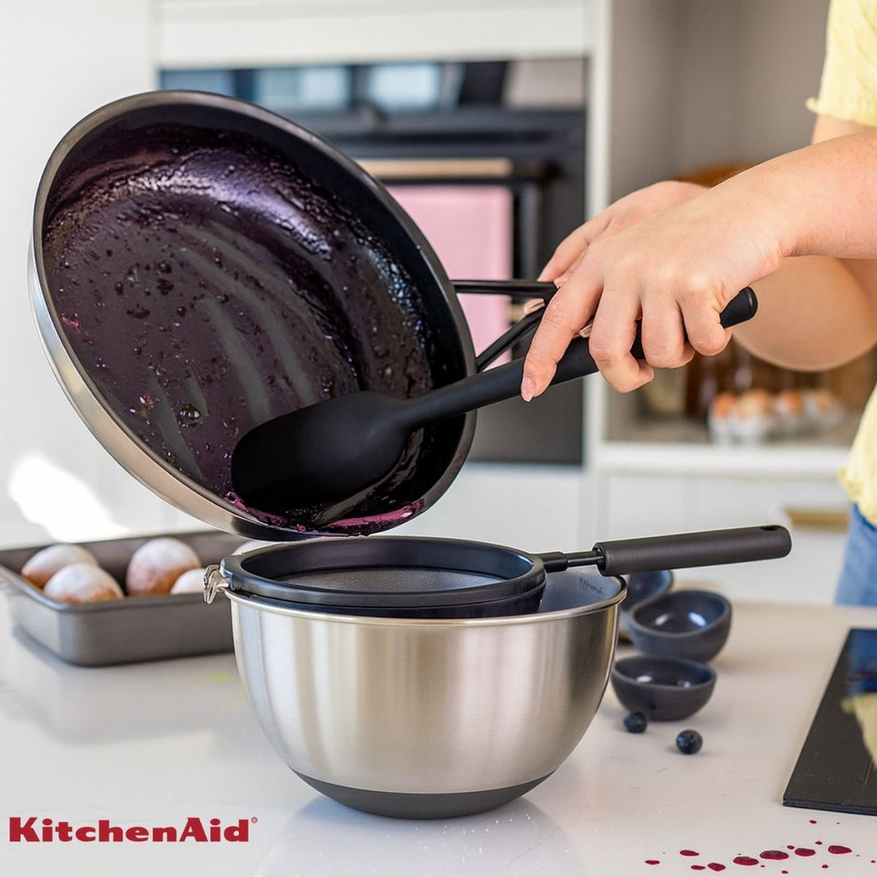 Espátula Clássica em Silicone Confeitaria Preta KitchenAid