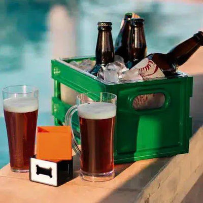 Kit 04 Canecas Chopp Acrílico 300ml
