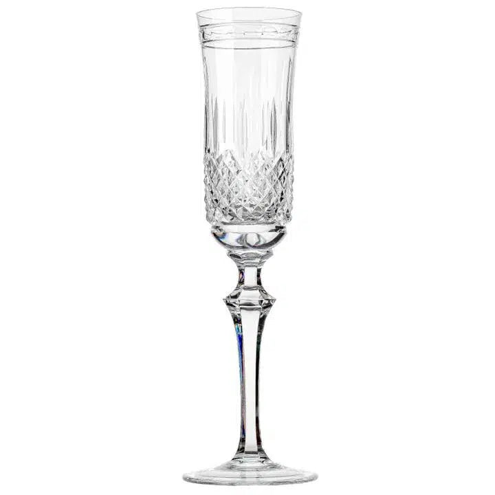 Kit 2 Taças de Champagne em Cristal Lapidado 68 37 Artemano