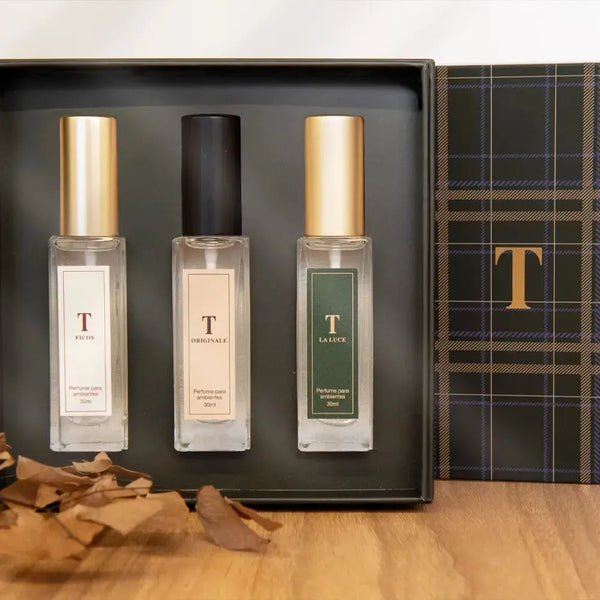 Kit 3 Perfume para Ambiente La Luce Natal Trussardi