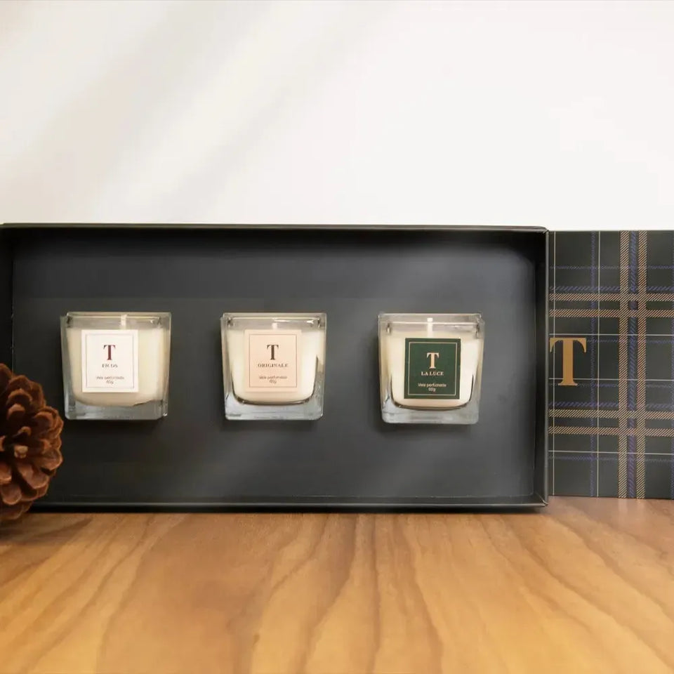 Kit 3 Velas Perfumadas La Luce Natal Trussardi