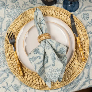 Kit 4 Anéis de Guardanapo Pangim Natural