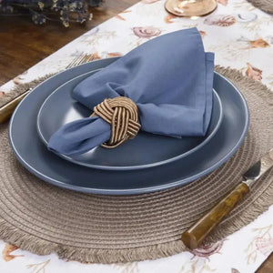 Kit 4 Anéis de Guardanapo Traccia Toffee Copa&Cia