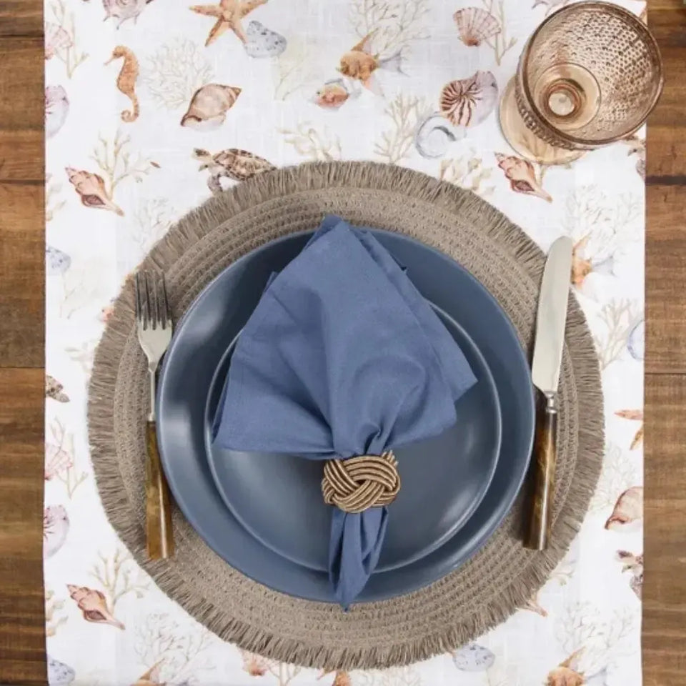 Kit 4 Anéis de Guardanapo Traccia Toffee Copa&Cia