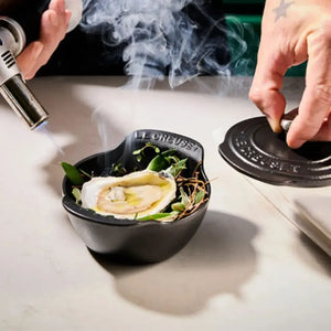 Kit 4 Mini Cocottes com Tampa Gourmand Matte Black 300ml 11cm Le Creuset