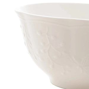 Kit 6 Bowls Porcelana New Bone Butterfly Flower 14x14x7,5cm