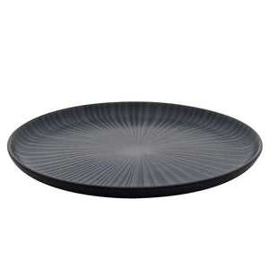 Kit 6 Pratos Rasos Cerâmica Ônix 26cm