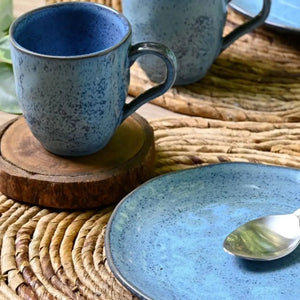 Kit Lanches 4 peças Stoneware Orgânico Breeze Porto Brasil