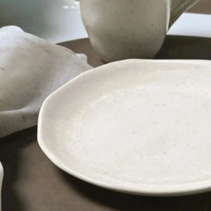 Kit Lanches 4 peças Stoneware Orgânico Shiny Porto Brasil