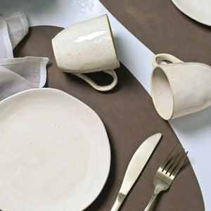 Kit Lanches 4 peças Stoneware Orgânico Shiny Porto Brasil