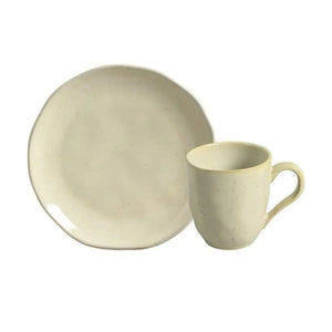 Kit Lanches 4 peças Stoneware Orgânico Shiny Porto Brasil