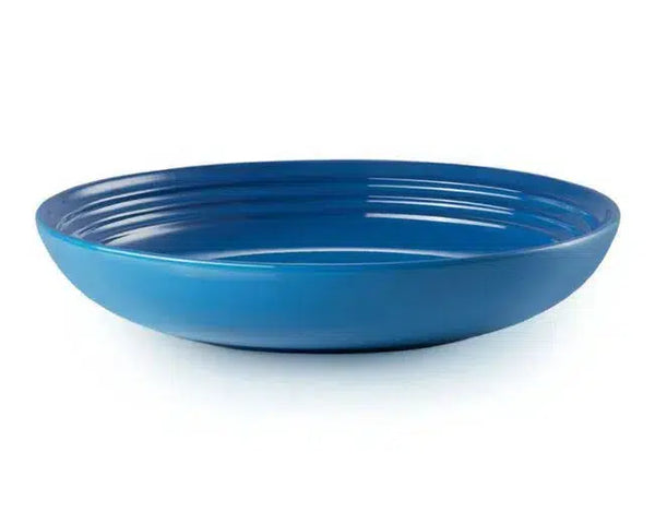 Kit Le Creuset - Leve 4, Pague 3: 4 Pratos Fundos Cerâmica 22cm Azul Marseille