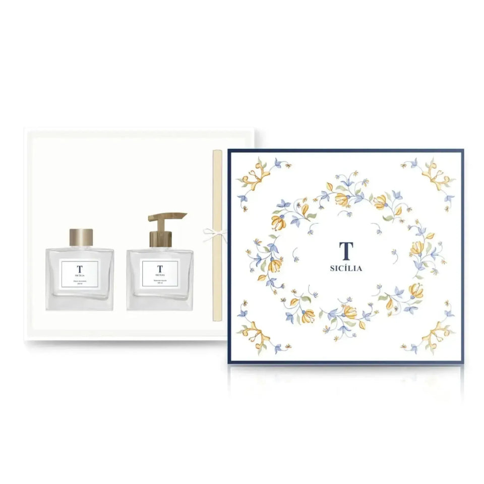 Kit Presente Óleo Difusor Sicilia Trussardi 200ml