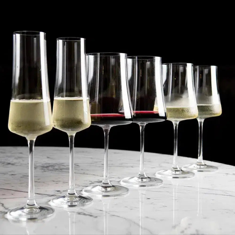 Kit Promocional: Linha Taças em Cristal Bohemia Sommelier para Vinho Tinto, Branco e Espumante (18 Taças)