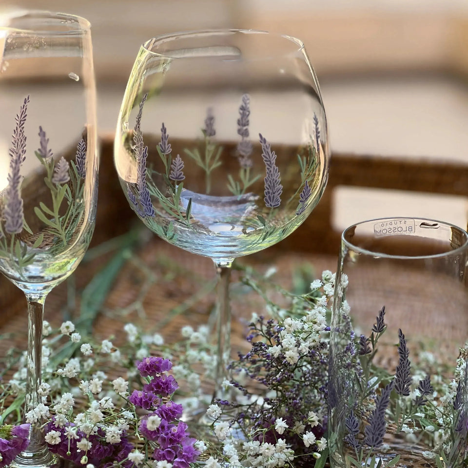 Kit Promocional: Linha em Cristal Ecológico Provence Lavande Taças e Copos (18 Peças)