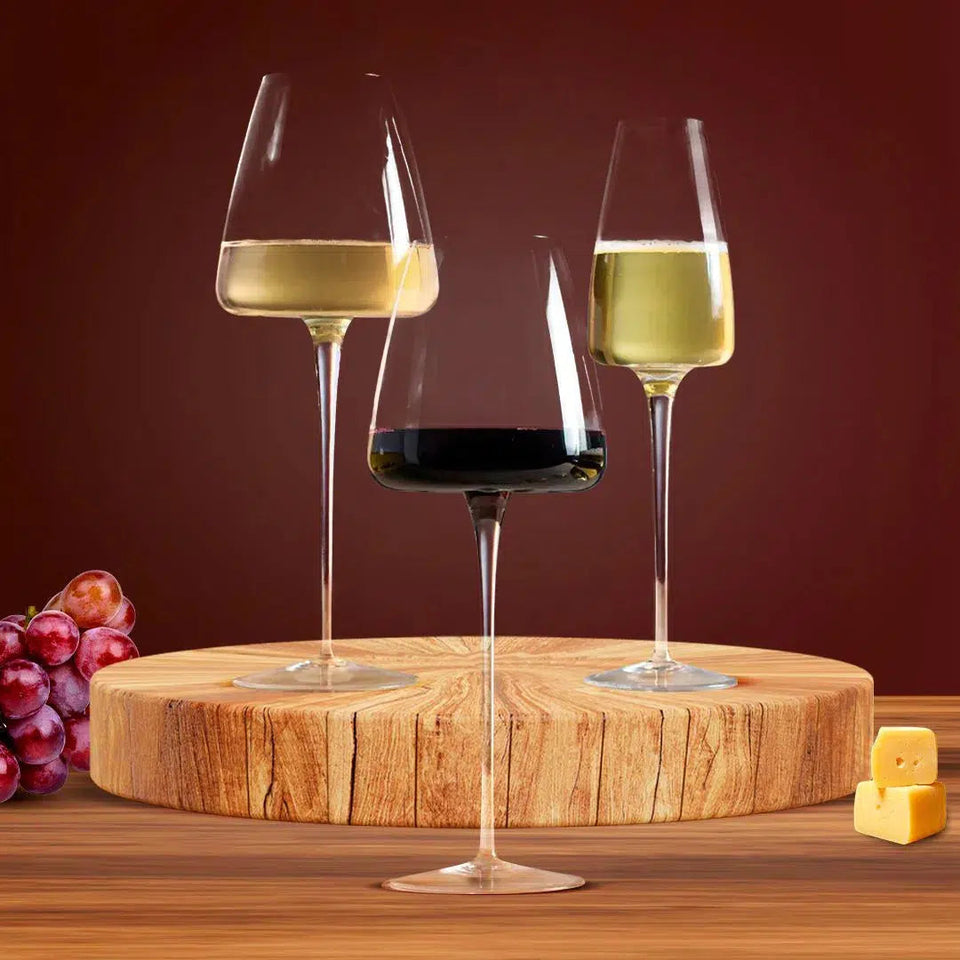 Kit Promocional: Taças em Cristal para Vinho e Espumante Linha Mirage Artevino (12 Taças)