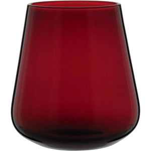 Kit com 2 Copos para Whisky em Cristal Sommelier 400ml Vermelho