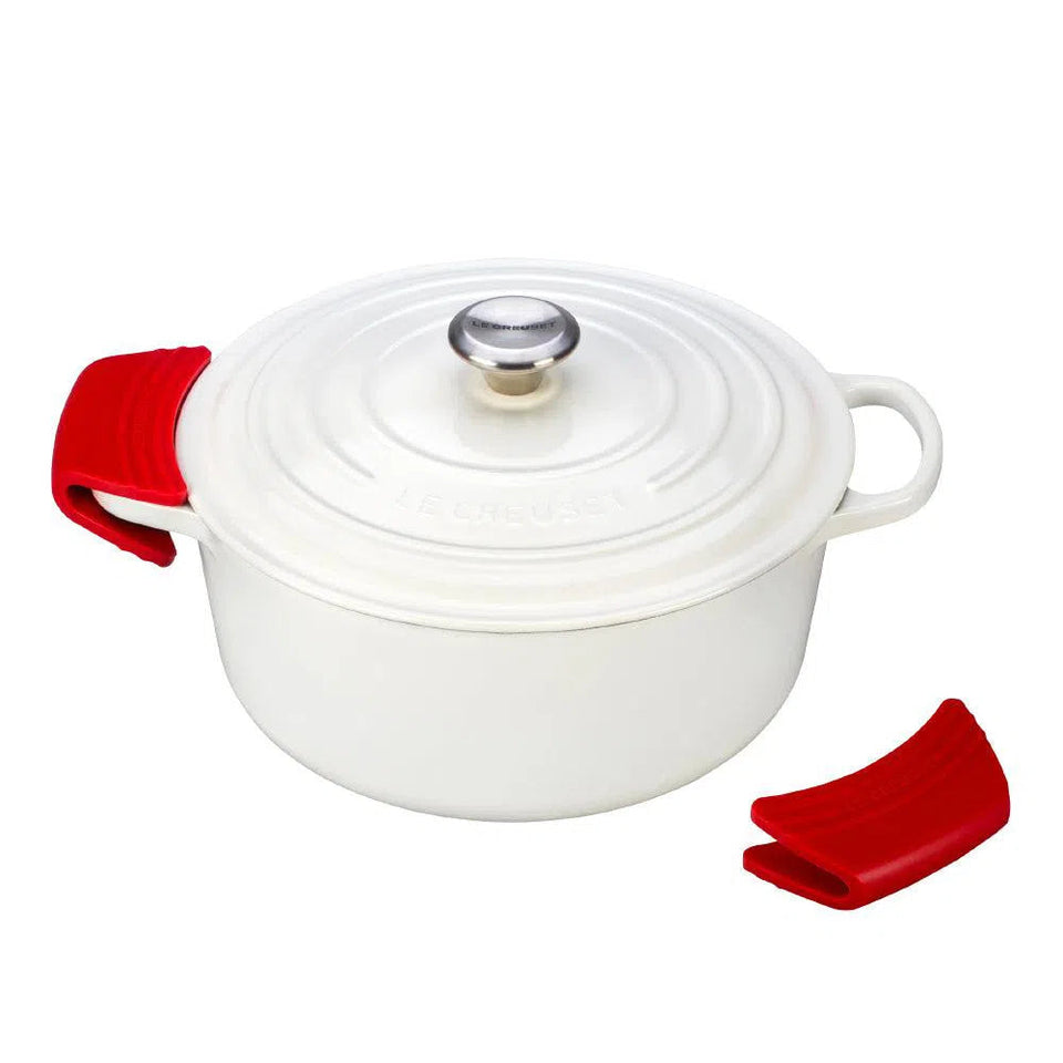 Kit com 2 Pegadores de Silicone Vermelho Le Creuset