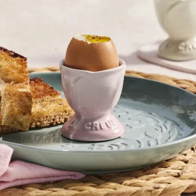 Kit com 2 Suportes para Ovo Ceramica Jardin Shell Pink Le Creuset