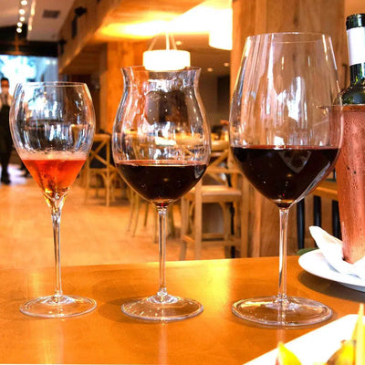 Kit com 2 Taças de Vinho em Cristal Grande Petroni 1230ml Artemano