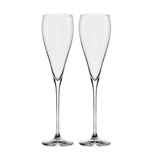 Kit com 2 Taças para Espumante em Cristal GrandVino Balonê Max 280ml