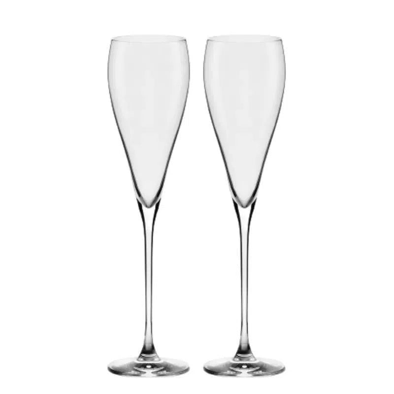 Kit com 2 Taças para Espumante em Cristal GrandVino Balonê Max 280ml