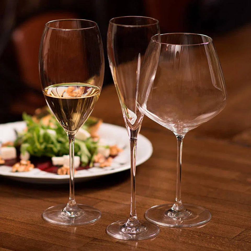 Kit com 2 Taças para Espumante em Cristal GrandVino Balonê Max 280ml