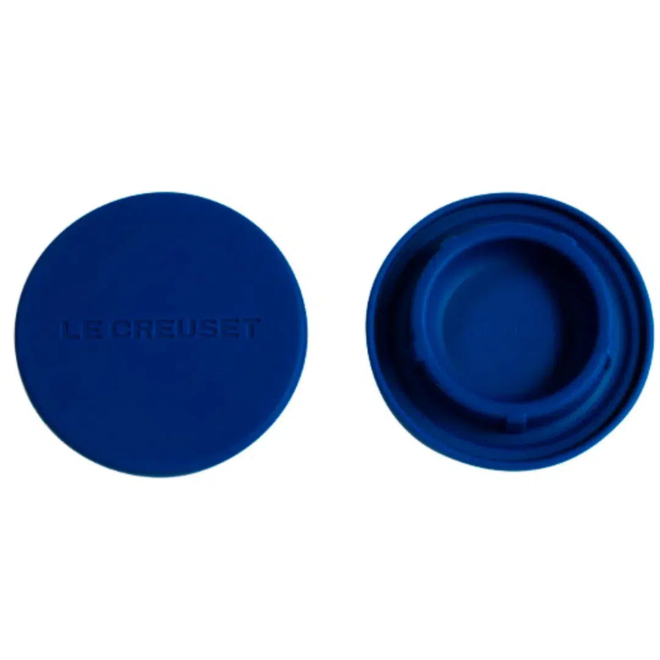 Kit com 2 Tampas de Silicone para Moedores Azul Marseille Le Creuset