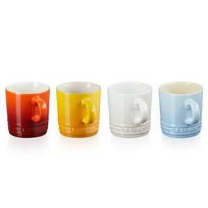 Kit com 4 Canecas Elements Collection 100ml Le Creuset