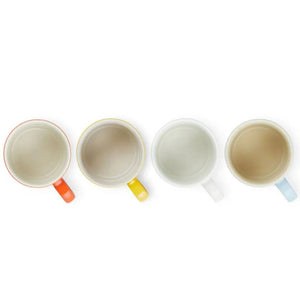 Kit com 4 Canecas Elements Collection 350ml Le Creuset