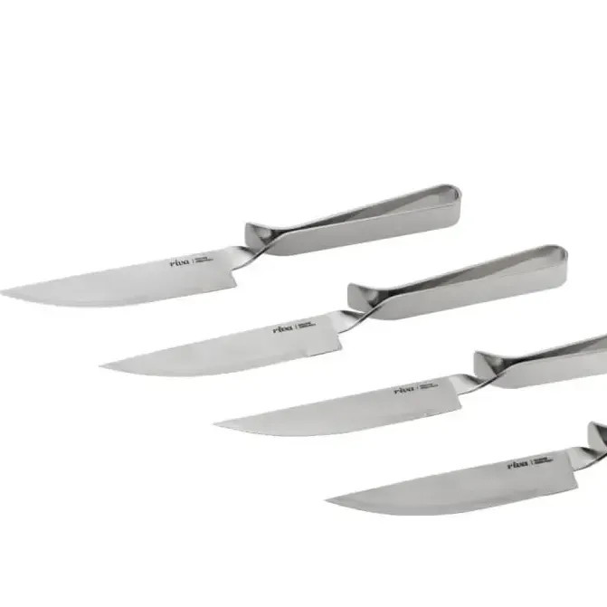 Kit com 4 Facas para Churrasco Cassino Inox Riva