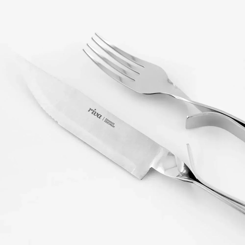 Kit com 4 Facas para Churrasco Cassino Inox Riva
