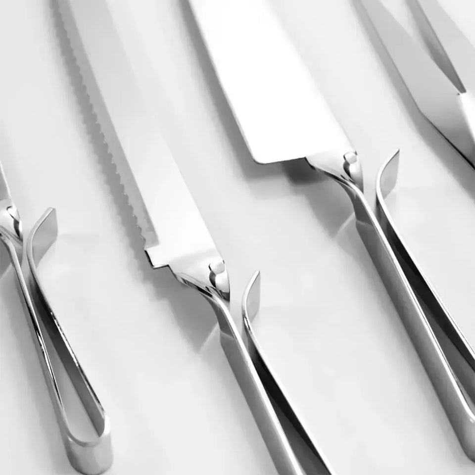 Kit com 4 Facas para Churrasco Cassino Inox Riva