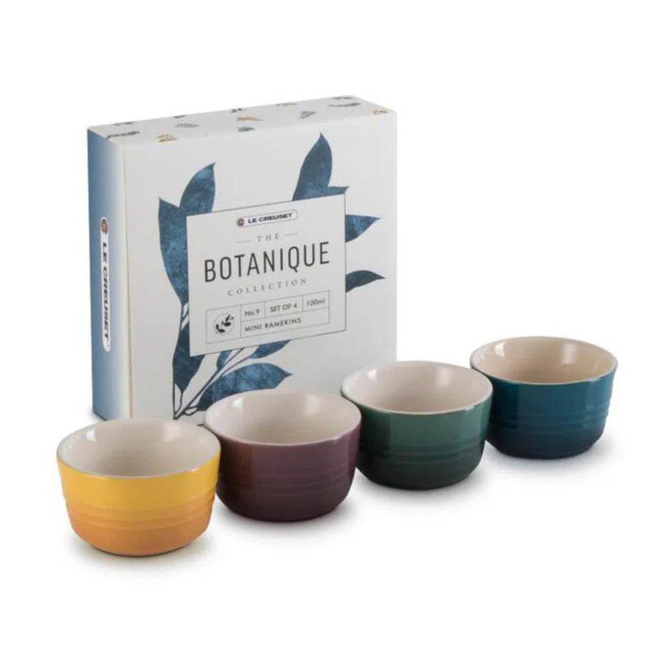 Kit com 4 Mini Ramekins Botanique Collection Le Creuset