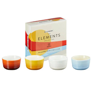 Kit com 4 Ramekins Elements Collection Le Creuset