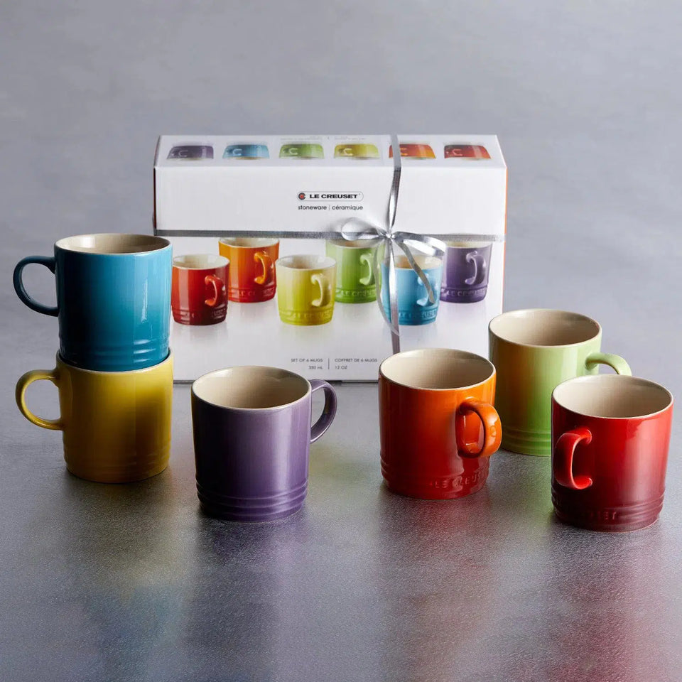 Kit com 6 Canecas 350ml Gift Collection Le Creuset