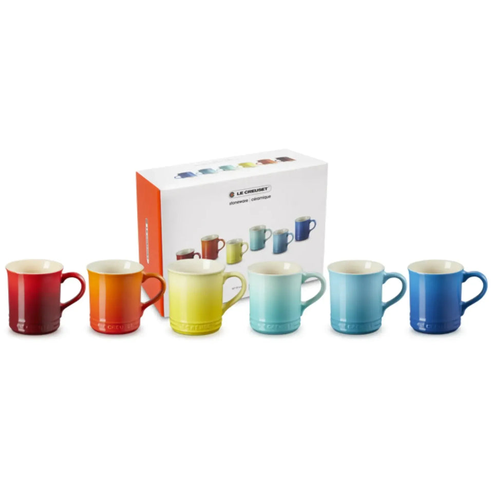 Kit com 6 Canecas 400ml Gift Collection Le Creuset