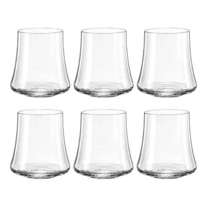 Kit com 6 Copos para Whisky em Cristal Sommelier 350ml