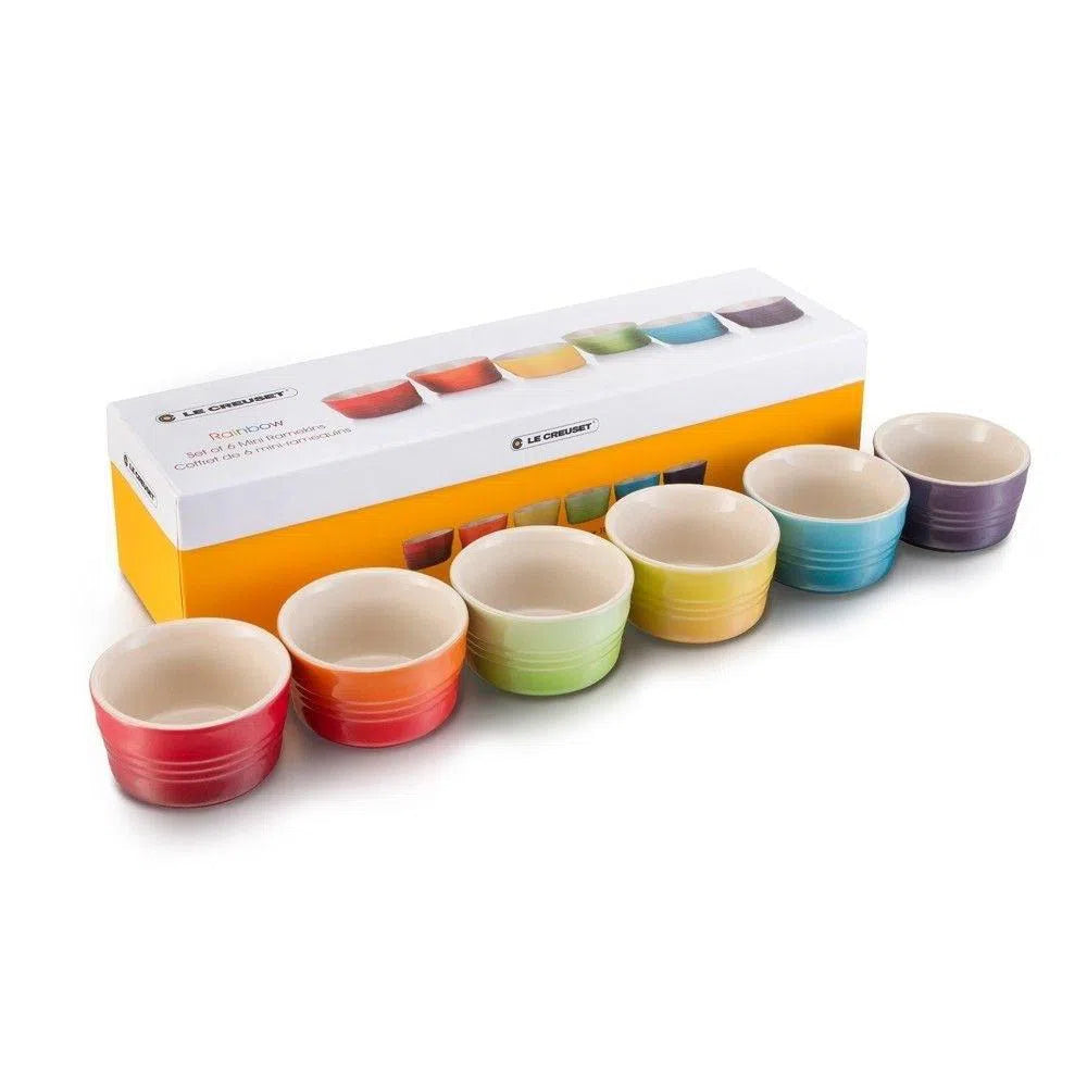 LE CREUSET Set Mit 4 Mini Ramekins (Auflaufförmchen) Aus Der Botanique Kollektion - Kratzfest, Spülmaschinengeeignet & Temperaturbeständig