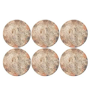 Kit com 6 Pratos Fundos 20,5cm Terrazzo Pita