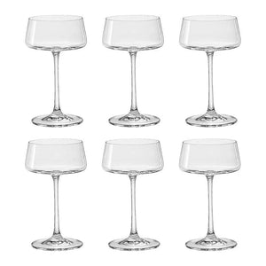 Kit com 6 Taças para Coquetel em Cristal Bohemia Sommelier 220ml