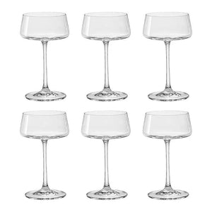 Kit com 6 Taças para Coquetel em Cristal Sommelier 220ml