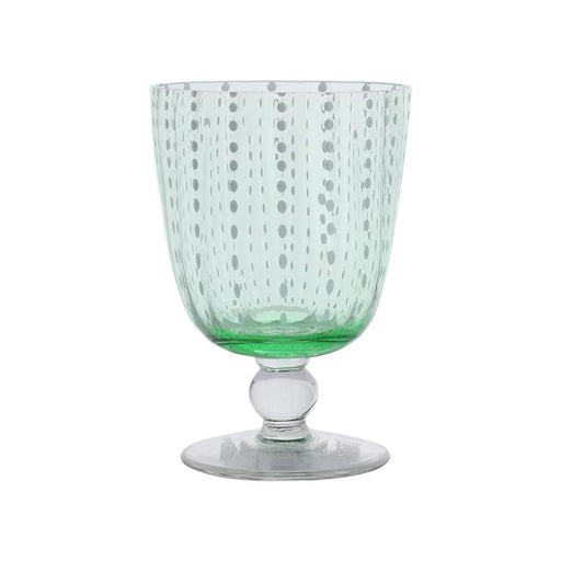 Kit com 6 Taças para Vinho em Cristal Coloratta 300ml Verde
