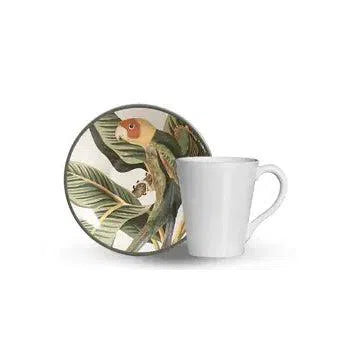 Kit com 6 Xícaras de Chá com Pires Amazônica Scalla 200ml