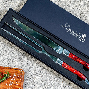 Kit Tábua e Trinchantes Premium Laguiole La Maison