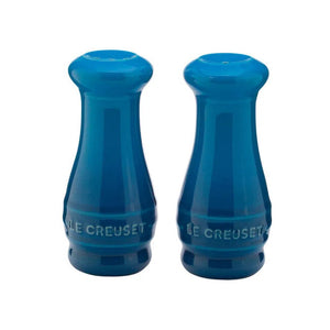 Kit com Saleiro & Pimenteiro Cerâmica Azul Marseille 110ml Le Creuset